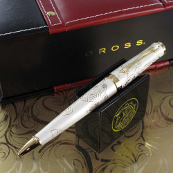 Coffret Stylo Bille Cross® Edition Spéciale "Année du Cheval" Laque Ivoire Impériale
