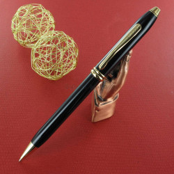 Stylo Bille Cross® Townsend Laque Noire Plaqué Or