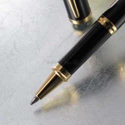 Stylo Roller Cross® Century II Précieux Laque Noire & Or 23 carats