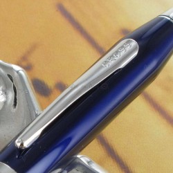 Stylo Roller Cross® Century II Précieux Laque Bleue & Rhodium