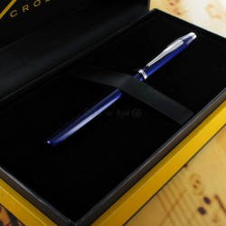 Stylo Plume Cross® Century II Précieux Laque Bleue & Rhodium