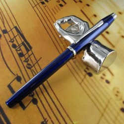 Stylo Plume Cross® Century II Précieux Laque Bleue & Rhodium