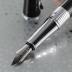 Stylo Plume Cross® "Beverly" Noir (Plume moyenne)