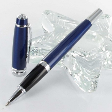 Stylo Roller Cross® "Bailey" Bleu Laqué (convertible en bille)