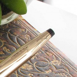 Stylo Bille Cross Classic Century Précieux Double Or Rose 14 Carats