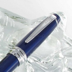 Stylo Plume Cross® "Bailey" Bleu Laqué (Plume moyenne)