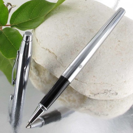 Stylo Plume CROSS Century - Métal Chromé - Plume Fine - Origine Irlande - Occasion De Qualité