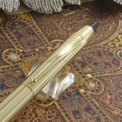 Stylo Portemine 0,5 mm Cross Classic Century Précieux Ton Or Jaune 10 Carats