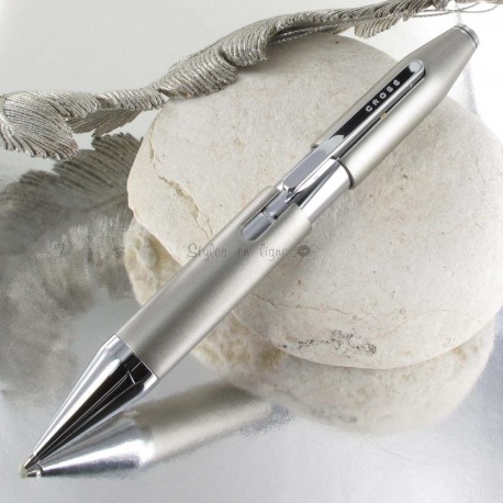 Stylo Roller Cross® X SERIES Satin Chromé