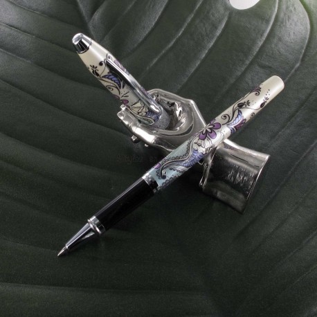 Stylo Roller Cross® Botanica Vert "Orchidée"