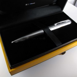 Coffret Stylo Bille Cross® "Peerless TRACKR" Bleu Quartz