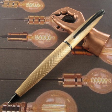 Stylo Bille Cross® ATX Ton Or Rose Guilloché
