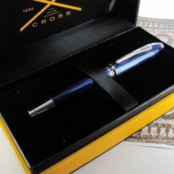 Stylo Plume Cross® "Peerless 125" Bleu Translucide
