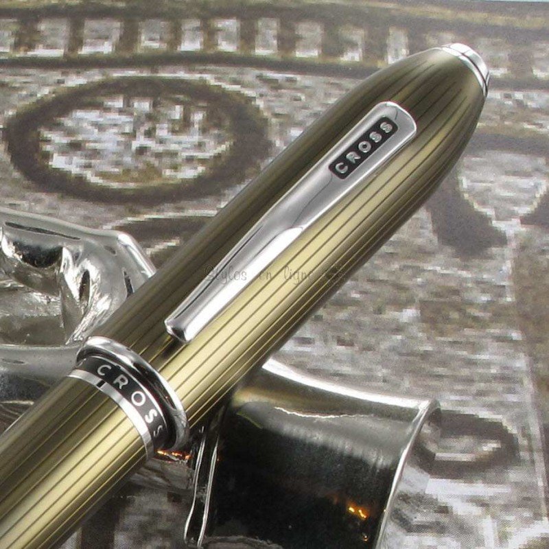 Stylo Roller Cross® "Peerless 125" Titane sur