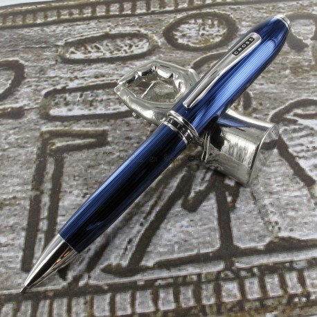 Stylo Bille Cross® "Peerless 125" Bleu Translucide