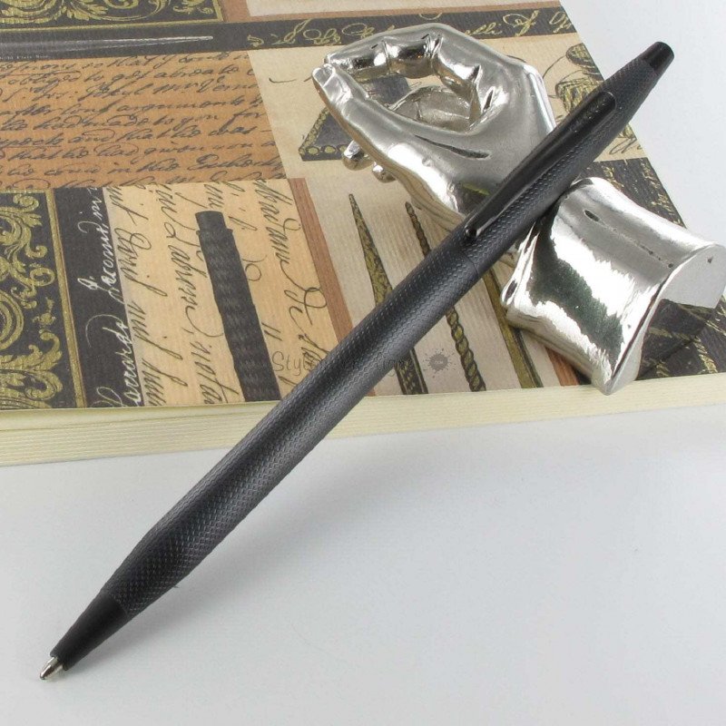 Stylo Bille Cross Century Classic Noir mat guilloché sur Stylosenligne