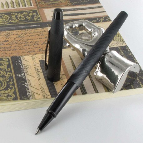 Stylo Roller Cross® Classic Century Noir Mat Guilloché