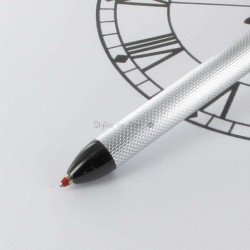 Stylo Multifonctions Cross® "Tech3+" Chromé Satiné Guilloché