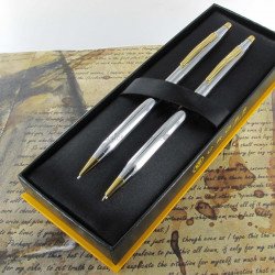 Parure Stylo Bille et Portemine Cross® Classic®Century® II Medalist