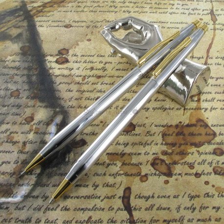 Parure Stylo Bille et Portemine Cross® Classic®Century® II Medalist