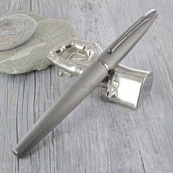 Stylo Roller Cross® ATX Titane Sablé Guilloché