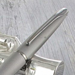 Stylo Roller Cross® ATX Titane Sablé Guilloché