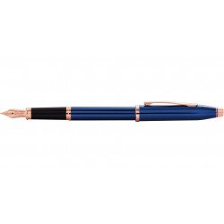 Stylo Plume Moyenne Cross® Century II Bleu Cobalt Translucide