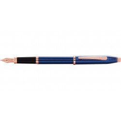 Stylo Plume Moyenne Cross® Century II Bleu Cobalt Translucide