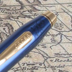 Stylo Roller Cross® Century II Bleu Cobalt Translucide