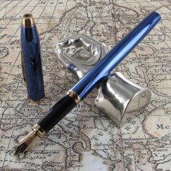 Stylo Plume Moyenne Cross® Century II Bleu Cobalt Translucide