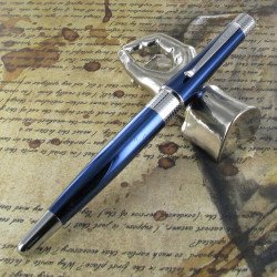 Stylo Plume Cross® "Beverly" Bleu Cobalt (Plume moyenne)