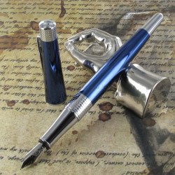 Stylo Plume Cross® "Beverly" Bleu Cobalt (Plume moyenne)