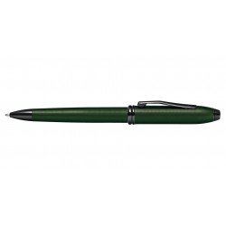 Stylo Bille Cross® Townsend Vert Mat PVD Pointe de diamant