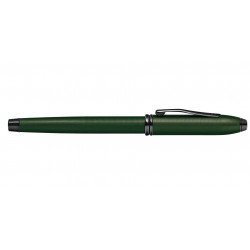 Stylo Plume Moyenne Cross® Townsend Vert Mat PVD Pointe de Diamant