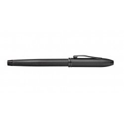 Stylo Plume Moyenne Cross® Townsend Noir Mat PVD Pointe de Diamant