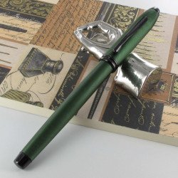 Stylo Roller Cross Townsend Vert Mat PVD Pointe de Diamant