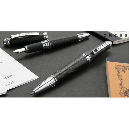 Stylo Roller Cross® C-Series Noir Carbone (convertible en Bille)