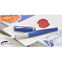 Stylo Plume Cross® Sauvage Bleu Azurite