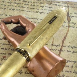Stylo Roller Cross® "Peerless Edition Spéciale 125" Plaqué Or 23 Cts