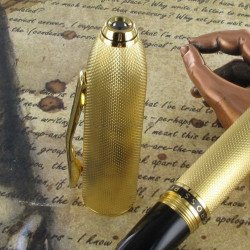 Stylo Roller Cross® "Peerless Edition Spéciale 125" Plaqué Or 23 Cts
