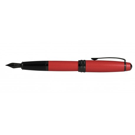 Stylo Plume Cross® "Bailey" Rouge Mat (Plume moyenne)