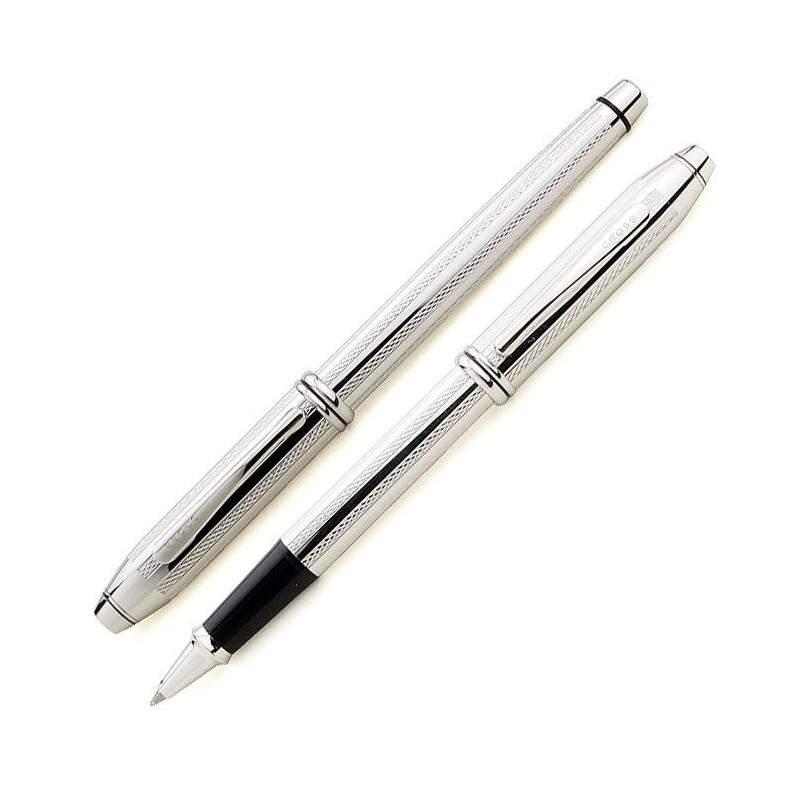 Stylo Roller Cross® Townsend Plaque Platine