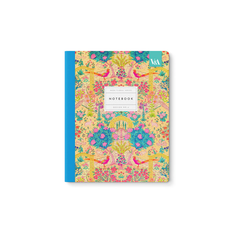 Carnet de notes  à motif floral et jardin fleuri fluo ( 64 P ) OHH DEER®