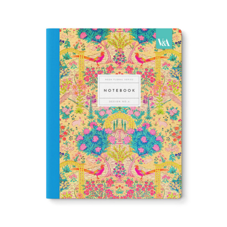 Carnet de notes  à motif floral et jardin fleuri fluo ( 64 P ) OHH DEER®