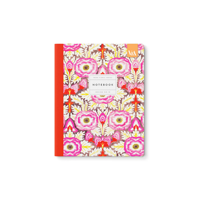 Carnet de notes à motif floral néon symétrique Primrose ( 64 P ) OHH DEER®