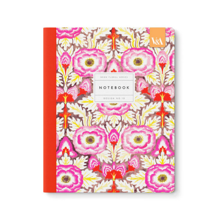 Carnet de notes à motif floral néon symétrique Primrose ( 64 P ) OHH DEER®