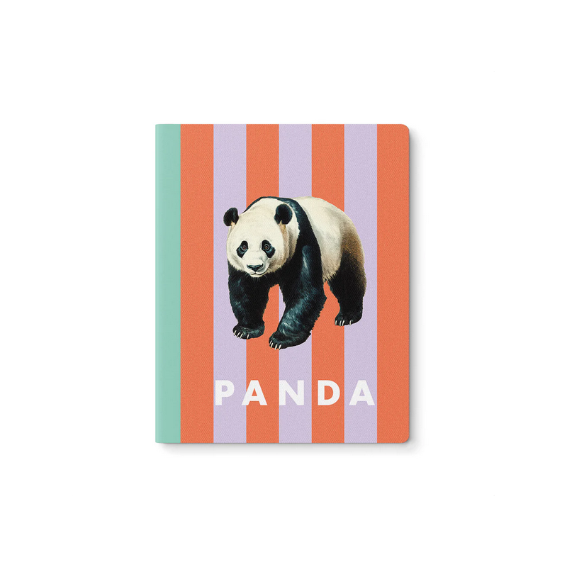 Carnet de notes Panda rayé fluo ( 64 P ) OHH DEER®