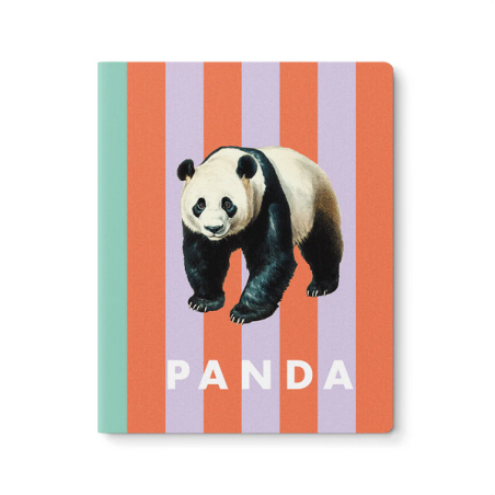 Carnet de notes Panda rayé fluo ( 64 P ) OHH DEER®