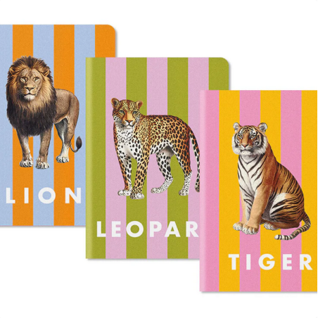 Lot de 3 cahiers A5 ( Lignées , blanc et point ) OHH DEER®