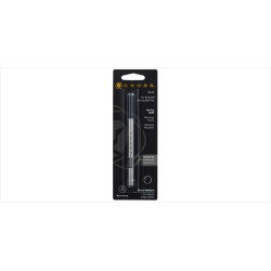 Lot De 20 Recharges Stylo Bille Cross Noir Pointe Fine - Compatible Stylos Standard Et Cross, Encre Fluide
